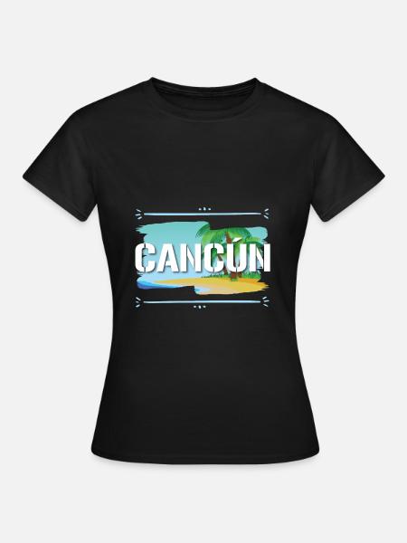 Cancun - Frauen T-Shirt - Schwarz