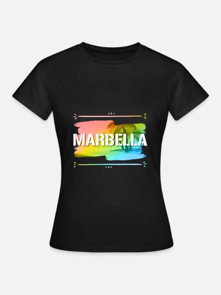 Marbella - Frauen T-Shirt - Schwarz