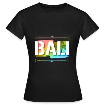 Bali - Frauen T-Shirt - Schwarz - Vorne - AI Model Female 172 dark (172cm)