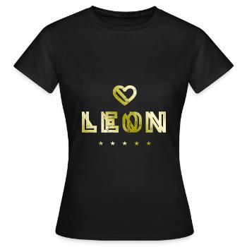 Leon Heart - Women's T-Shirt - black - Front - AI Model Female 172 dark (172cm)