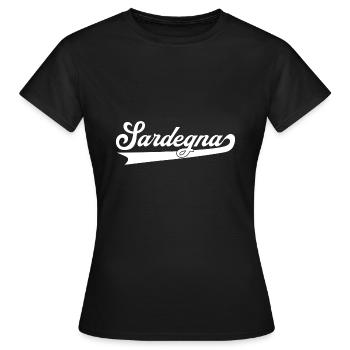 Sardinia - Women's T-Shirt - black - Front - AI Model Female 172 dark (172cm)