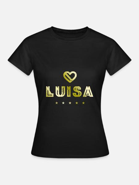 Luisa Herz - Frauen T-Shirt - Schwarz
