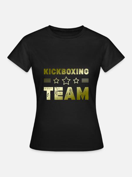 Kickboxing Team - Frauen T-Shirt - Schwarz