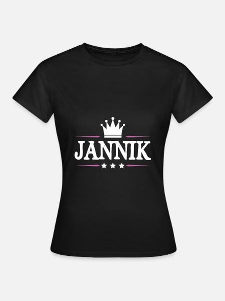 Jannik - Frauen T-Shirt - Schwarz