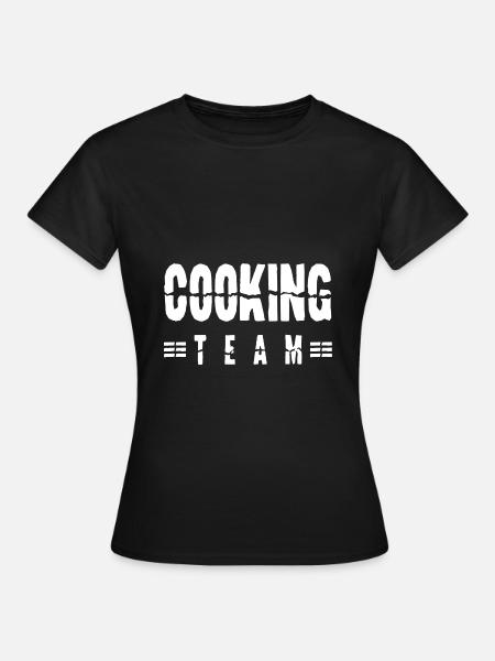 Cooking Team - Frauen T-Shirt - Schwarz