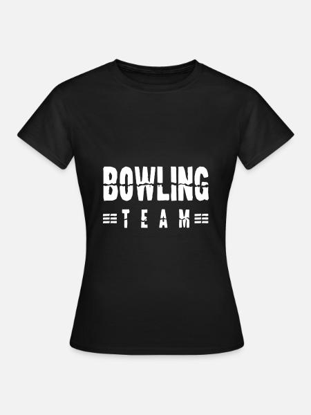 Bowling Team - Frauen T-Shirt - Schwarz