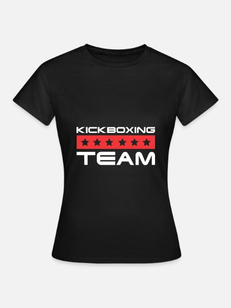 Kickboxing Crew - Frauen T-Shirt - Schwarz