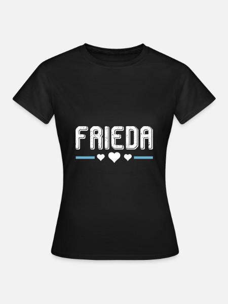Frieda - Frauen T-Shirt - Schwarz