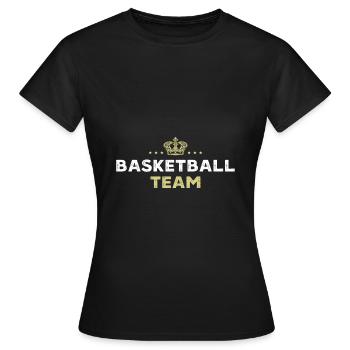 Équipe de basket-ball - T-shirt Femme - noir - Devant - AI Model Female 172 dark (172cm)