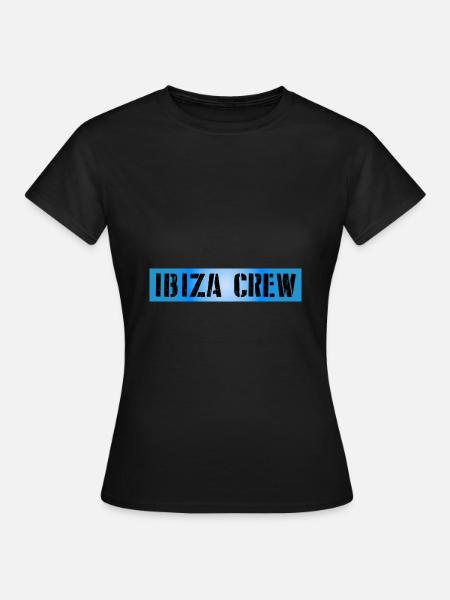 Ibiza Crew - Frauen T-Shirt - Schwarz