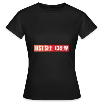 Équipage de la mer Baltique - T-shirt Femme - noir - Devant - AI Model Female 172 dark (172cm)