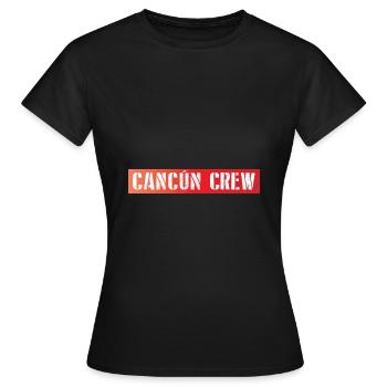 Cancun Crew - Frauen T-Shirt - Schwarz - Vorne - AI Model Female 172 dark (172cm)