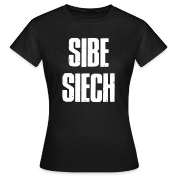 Sibe Siech Suisse allemande - T-shirt Femme - noir - Devant - AI Model Female 172 dark (172cm)