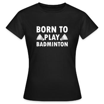 Federball - Frauen T-Shirt - Schwarz - Vorne - AI Model Female 172 dark (172cm)