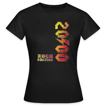 Geburtstag Rock Edition 2000 - Frauen T-Shirt - Schwarz - Vorne - AI Model Female 172 dark (172cm)