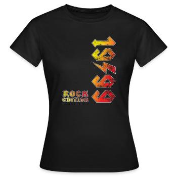 Geburtstag Rock Edition 1999 - Frauen T-Shirt - Schwarz - Vorne - AI Model Female 172 dark (172cm)
