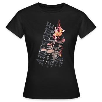 Excellent depuis 1975 - T-shirt Femme - noir - Devant - AI Model Female 172 dark (172cm)