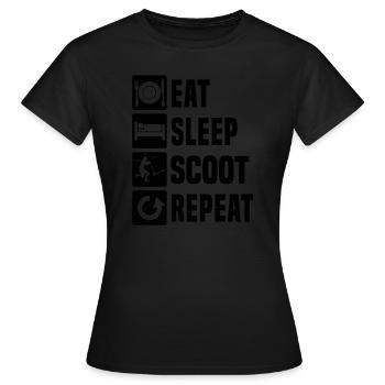 Stunt Scooter Scooter Stunt Ladies Stunt Scooter - T-shirt Femme - noir - Devant - AI Model Female 172 dark (172cm)