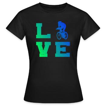 Cycliste de course Vélo de course Course de vélo de route Cyclisme - T-shirt Femme - noir - Devant - AI Model Female 172 dark (172cm)