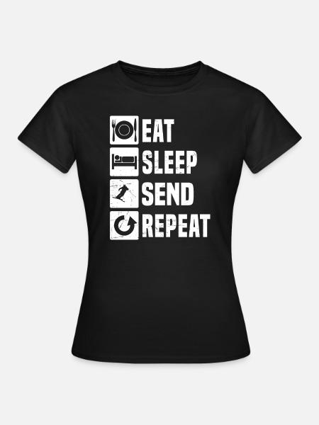 Ski Ski Libre Femmes Saut à Ski Hommes Nage Libre S - T-shirt Femme - noir
