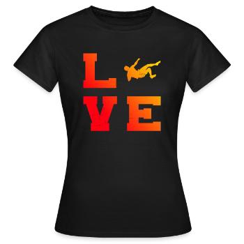 Escalade Bloc Femmes Bloc Bloc Bloc Bloc Bloc - T-shirt Femme - noir - Devant - AI Model Female 172 dark (172cm)