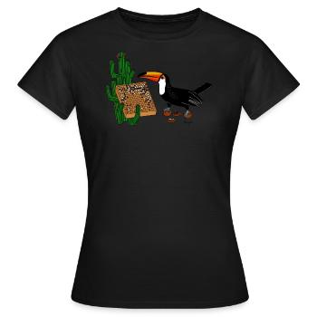 The Ear-Reddening Move - Women's T-Shirt - black - Front - AI Model Female 172 dark (172cm)