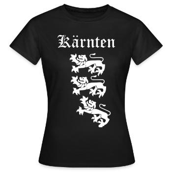 Carinthie - T-shirt Femme - noir - Devant - AI Model Female 172 dark (172cm)