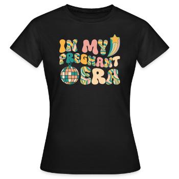 Schwangerschaft Schwanger Baby Familie Frauen - Frauen T-Shirt - Schwarz - Vorne - AI Model Female 172 dark (172cm)