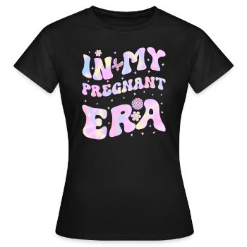 Schwangerschaft Schwanger Baby Familie Frauen - Frauen T-Shirt - Schwarz - Vorne - AI Model Female 172 dark (172cm)