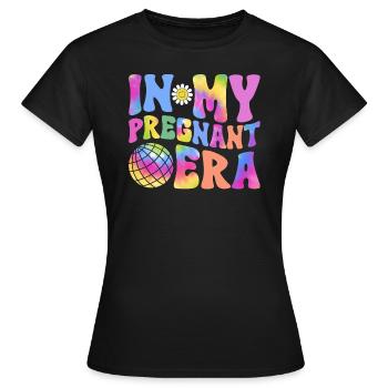 Schwangerschaft Schwanger Baby Familie Frauen - Frauen T-Shirt - Schwarz - Vorne - AI Model Female 172 dark (172cm)