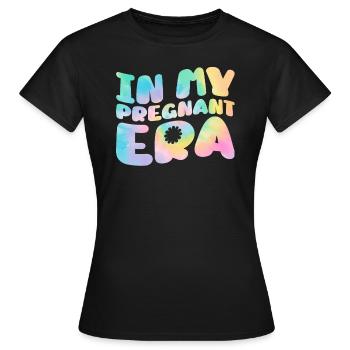 Schwangerschaft Schwanger Baby Familie Frauen - Frauen T-Shirt - Schwarz - Vorne - AI Model Female 172 dark (172cm)