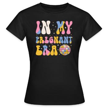 Schwangerschaft Schwanger Baby Familie Frauen - Frauen T-Shirt - Schwarz - Vorne - AI Model Female 172 dark (172cm)