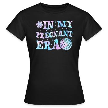 Schwangerschaft Schwanger Baby Familie Frauen - Frauen T-Shirt - Schwarz - Vorne - AI Model Female 172 dark (172cm)