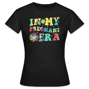 Schwangerschaft Schwanger Baby Familie Frauen - Frauen T-Shirt - Schwarz - Vorne - AI Model Female 172 dark (172cm)