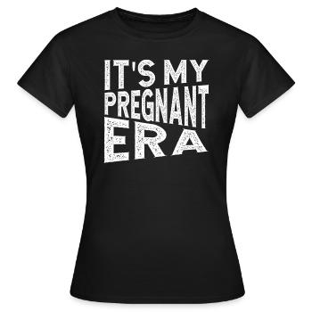 Schwangerschaft Schwanger Baby Familie Frauen - Frauen T-Shirt - Schwarz - Vorne - AI Model Female 172 dark (172cm)