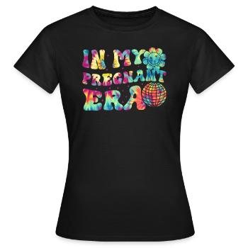 Schwangerschaft Schwanger Baby Familie Frauen - Frauen T-Shirt - Schwarz - Vorne - AI Model Female 172 dark (172cm)