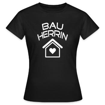 Bauherrin - Frauen T-Shirt - Schwarz - Vorne - AI Model Female 172 dark (172cm)