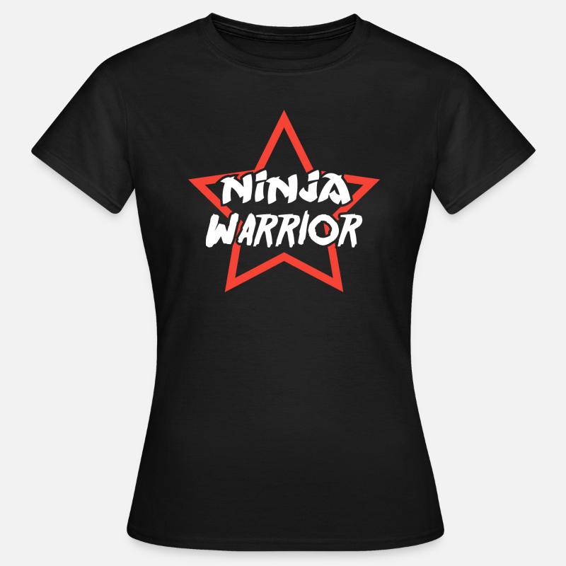 Ninja Warrior - Frauen T-Shirt - Schwarz