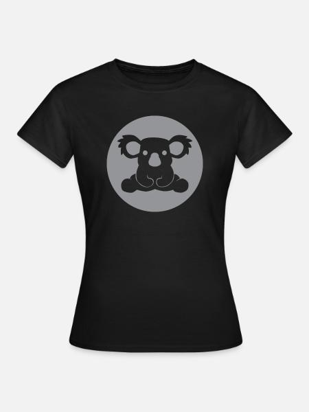 KOALA BEAR - Australia - Frauen T-Shirt - Schwarz