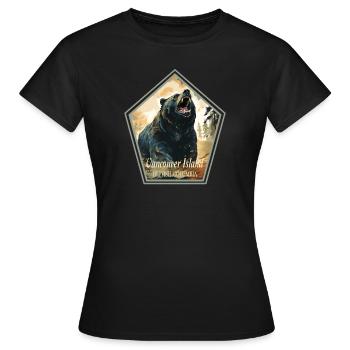 VANCOUVER ISLAND - Women's T-Shirt - black - Front - AI Model Female 172 dark (172cm)