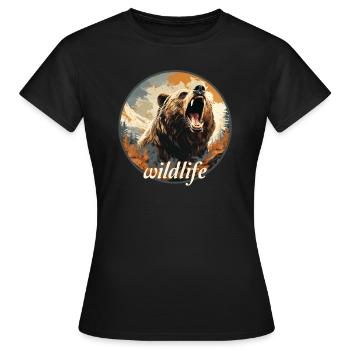 Faune - T-shirt Femme - noir - Devant - AI Model Female 172 dark (172cm)