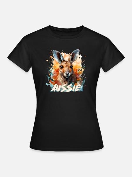 Aussie - Frauen T-Shirt - Schwarz