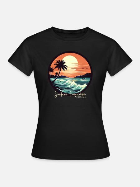 Surfers Paradise Australia - Women's T-Shirt - black
