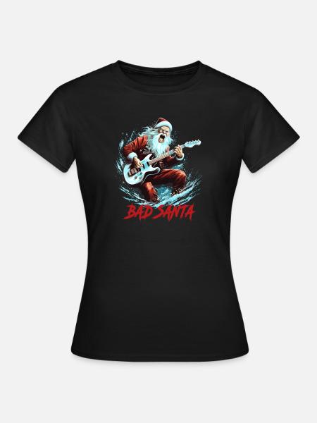 BAD SANTA - Frauen T-Shirt - Schwarz