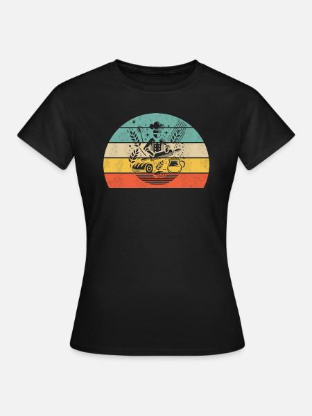 Bäcker - Frauen T-Shirt - Schwarz