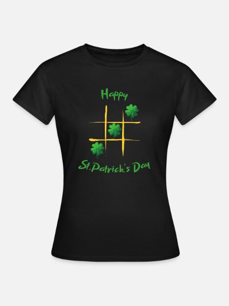 Membre chanceux de la Saint-Patrick - T-shirt Femme - noir