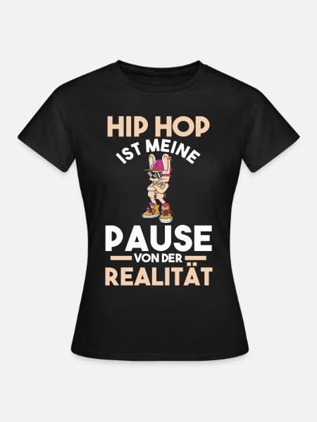 Hip Hop Tänzer - Frauen T-Shirt - Schwarz