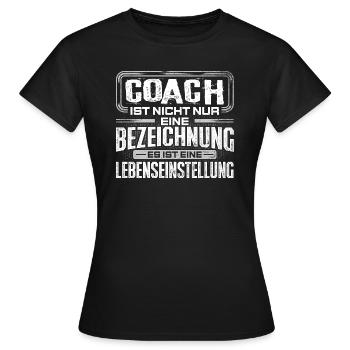 COACH - Leben - Frauen T-Shirt - Schwarz - Vorne - AI Model Female 172 dark (172cm)