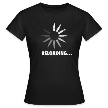Rechargement du circuit de charge recharge idée cadeau armes - T-shirt Femme - noir - Devant - AI Model Female 172 dark (172cm)
