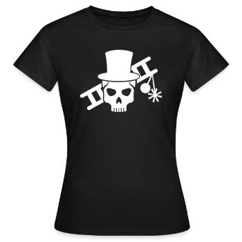 Schornsteinfeger - Frauen T-Shirt - Schwarz - Vorne - AI Model Female 172 dark (172cm)